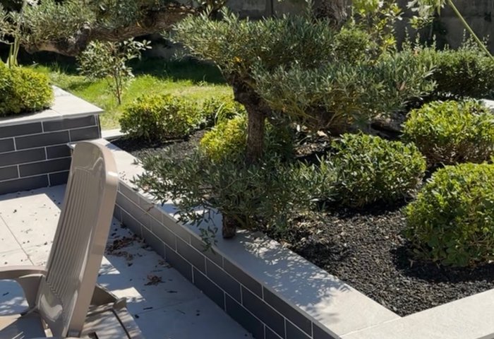 Terrasse avant travaux — Solution Bâti Vert