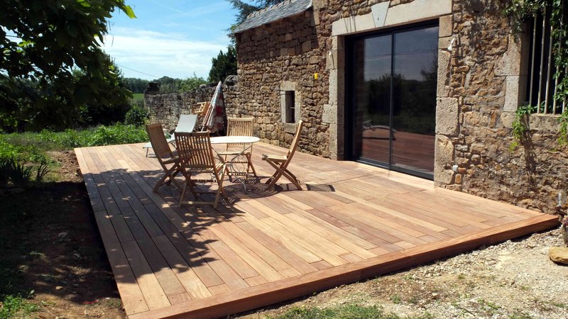 Terrasse bois et dallage — Solution Bâti Vert
